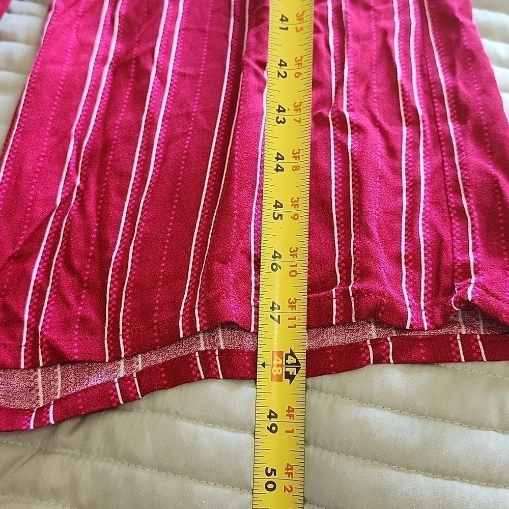 NWT JACK Pin-Stripe Jumpsuit in Lipstick Red Size XSMALL